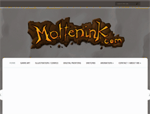 Tablet Screenshot of moltenink.com